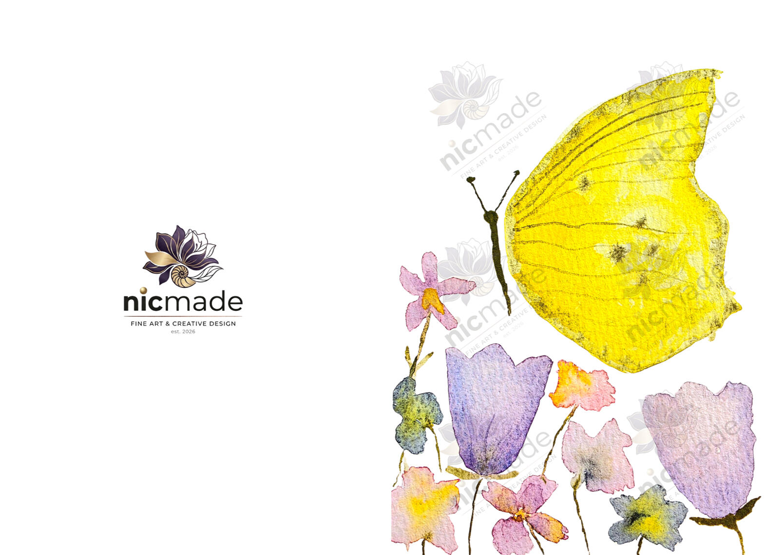 NIC-KLA 01 Schmetterling Blumenwiese